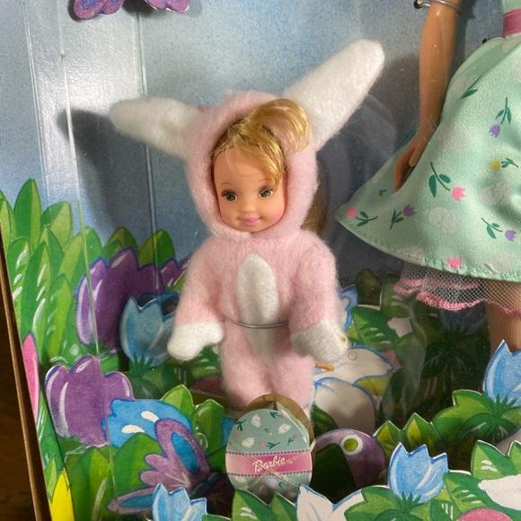 Easter Egg Party Barbie & Kelly Doll Gift Set Target 1999 Mattel 25790 Vintage - Picture 4 of 14